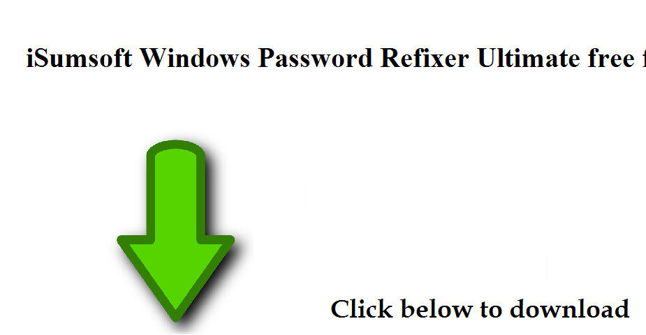 isumsoft windows password refixer ultimate crack