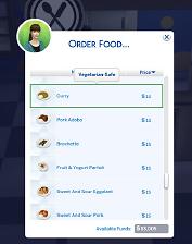 sims 4 all food